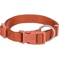 Nylonhalsband PREMIUM, rostig L-XL:40-65cm/25mm